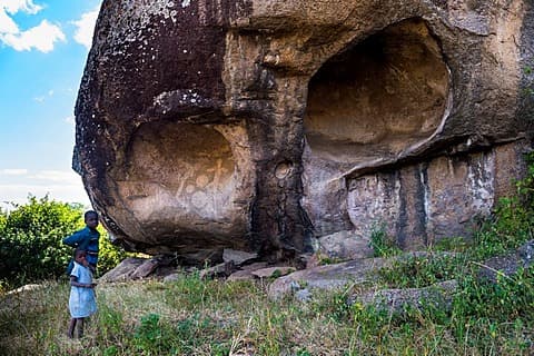 Mphunzi Rock Painting